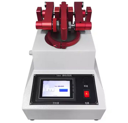 China 70rpm Rotation Leather Rubber Testing Taber Abrasion Tester With Touch Screen Controller supplier