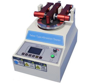 China Digital Display Taber Abrasion Tester For Leather Cloth And Rubber Testing supplier