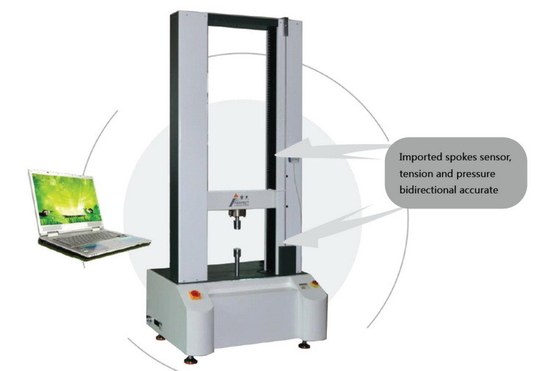 China Double Column Servo Tensile Compression Universal Testing Machine with Automatic Correction supplier