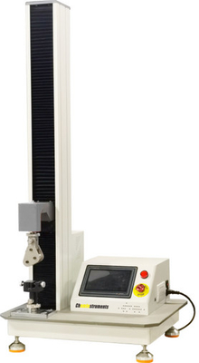 China Touch Screen single column tensile universal testing machine max capacity 5KN Stroke 850mm supplier
