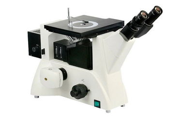 China DIC Trinocular Eyepieces Inverted Fluorescence Microscope , Inverted Optical Microscope  supplier