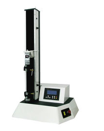 China Electronic Tensile Universal Material Testing Machine Single Column With LCD Controller supplier
