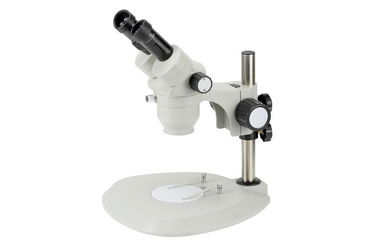 China Dual Magnification Stereo Industrial Microscope With Horizontal And Vertical Zoom Style supplier