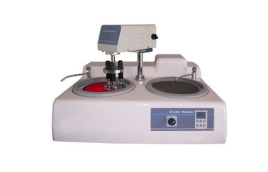 China Stepless Speed 50-1000rpm Double Disc 200mm Metallographic Grinding and Polishing Machine supplier