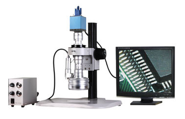China Max Magnification 152X Motorized 3D Stereo Zoom Microscope with VGA Color Camera supplier