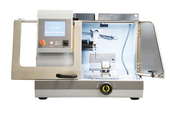 China Large Worktable Metallographic Automatic Cut-off Machine with Touch Screen Controller supplier