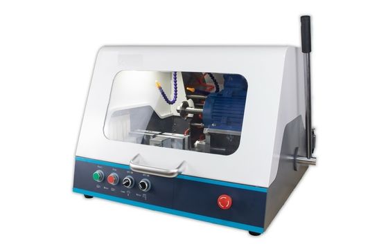 China Water Cooling Manual Metallographic Cutting Machine HQG-100 with double-shell structure supplier