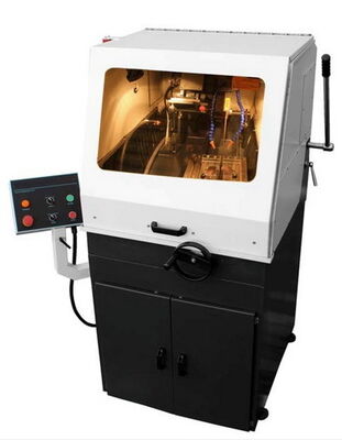 China Electronic Braking System Manual Abrasive Cutter iCut-400 with T-slot Table supplier