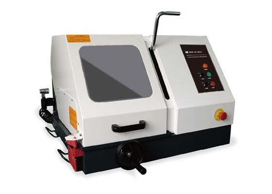 China Tabletop Manual Metallographic Abrasive Cutter MICUT-300 with Water Cooling Tank supplier
