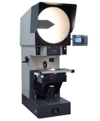 China Large Work Stage φ600mm Vertical Profile Projector JT36 Support 5X Lens with Parallel Light supplier