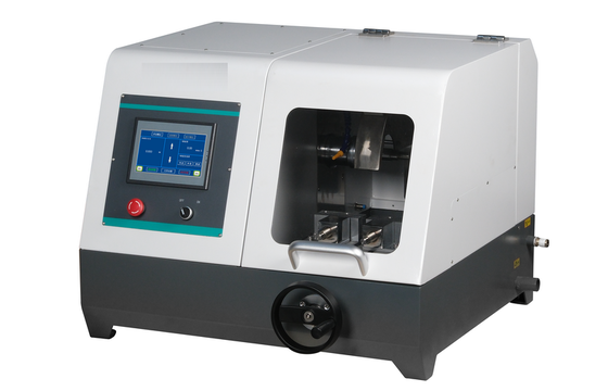 China Automatic Metallographic Abrasive Cutoff Saw Q-100Z with Touch Screen Controller supplier