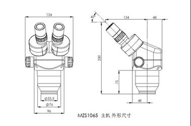 Binocular Stereoscopic Industrial Microscope With Long Working Distance supplier