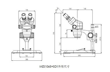 Binocular Stereoscopic Industrial Microscope With Long Working Distance supplier