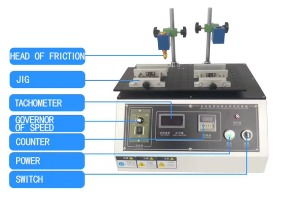 Plastic Abrasion Tester Textile Friction Test Machine Alcohol Wear Test Equipment ASR-5600 supplier
