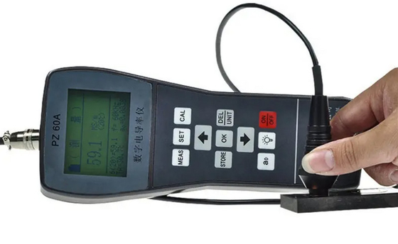 Sine Wave 60KHz PZ-60A Portable Digital Eddy Current Conductivity Meter with Data Storage supplier