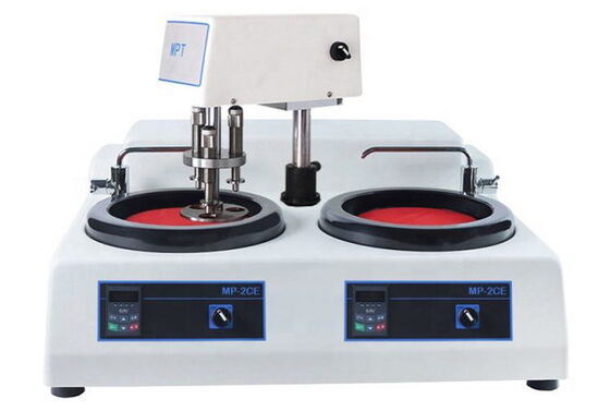 Stepless Speed Double Disc Metallographic Grinding and Polishing Machine with Two Motors supplier