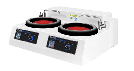 Stepless Speed Double Disc Metallographic Grinding and Polishing Machine with Two Motors supplier