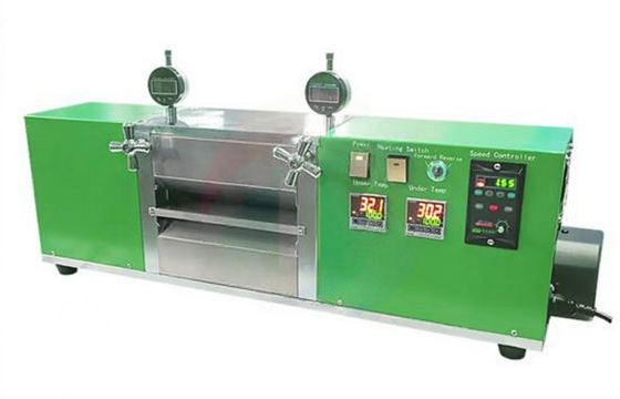 100mm Width Hot Roller Press Machine/Calender Machine With Heating Temperature up to 130°C supplier