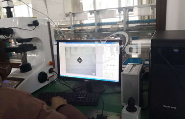 Auto Turret Touch Screen Vickers Hardness Testing Machine With USB Interface / Halogen Lamp supplier